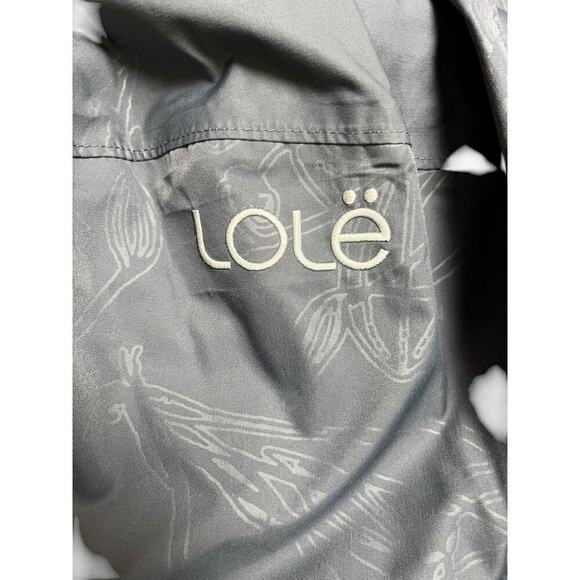 LOLE Hooded Raincoat Women's Navy Blue See Measurements Fits Like Large - Picture 6 of 8